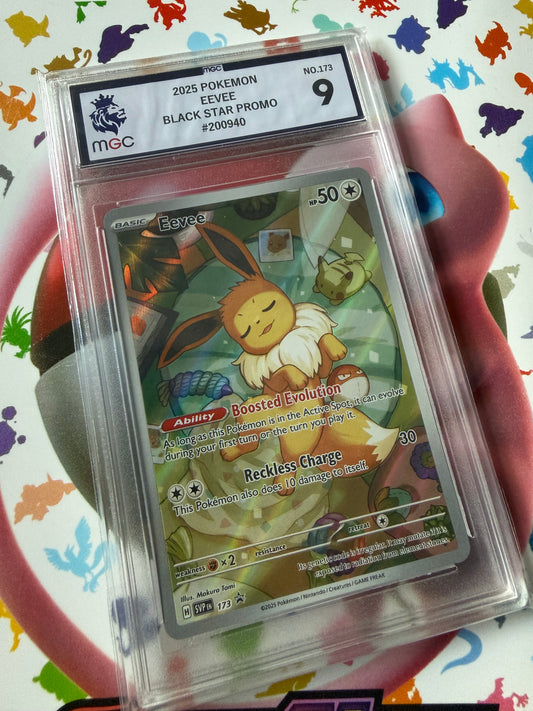 Eevee Black Star Promo 2025 – MGC 9 Graded Card (#200940)