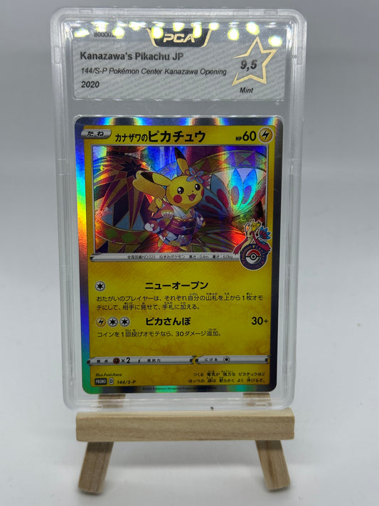 Kanazawa's Pikachu 144/S-P Center Promo - PCA Grading 9.5