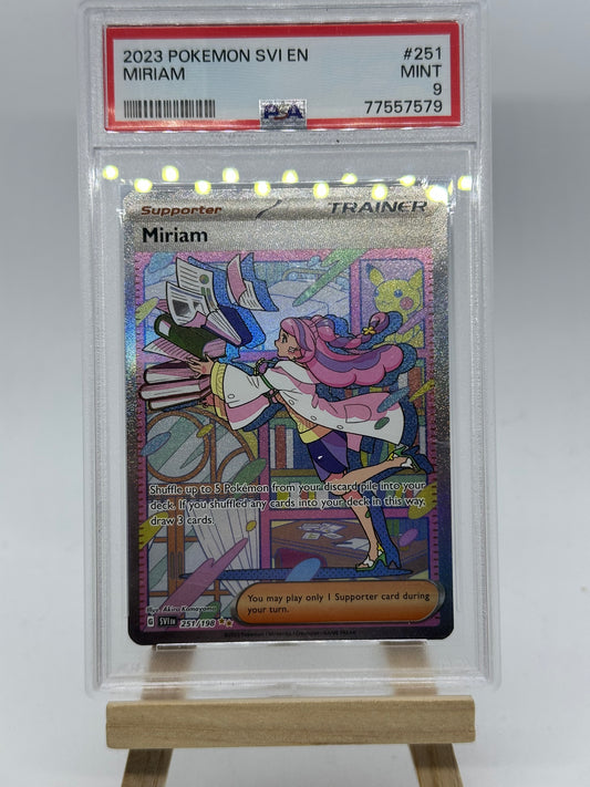 Miriam 251/198  - Scarlet And violet - PSA 9