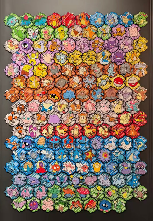 Official Pokémon 151 Journey Fridge Magnet Simplified Chinese Blind Box