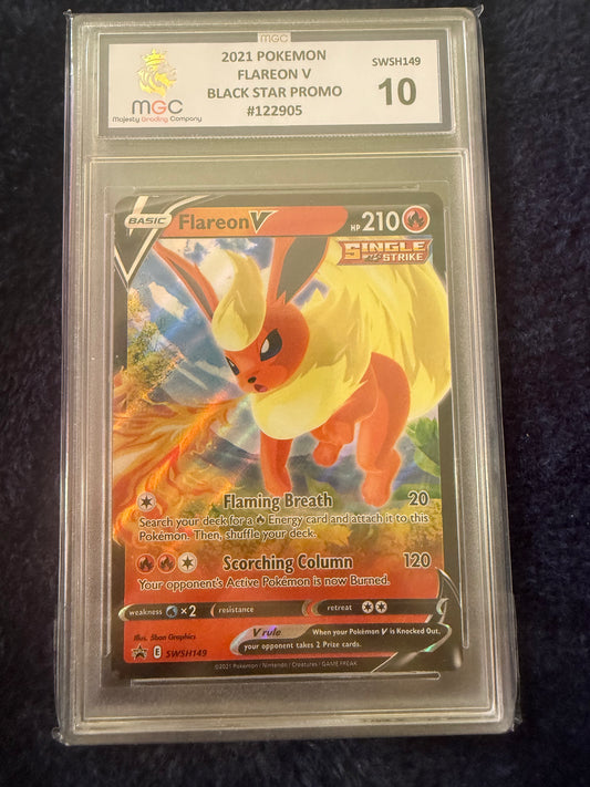 Flareon V SWSH149 Black Star Promo - MGC 10