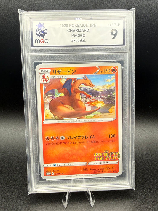 Charizard Japanese Promo (143/S-P) - graded MGC 9