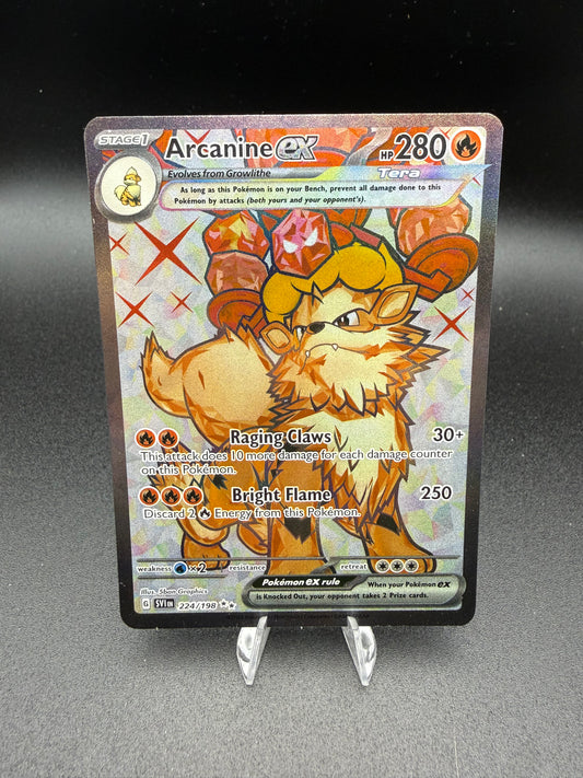 Arcanine ex 224/198 - Scarlet & Violet
