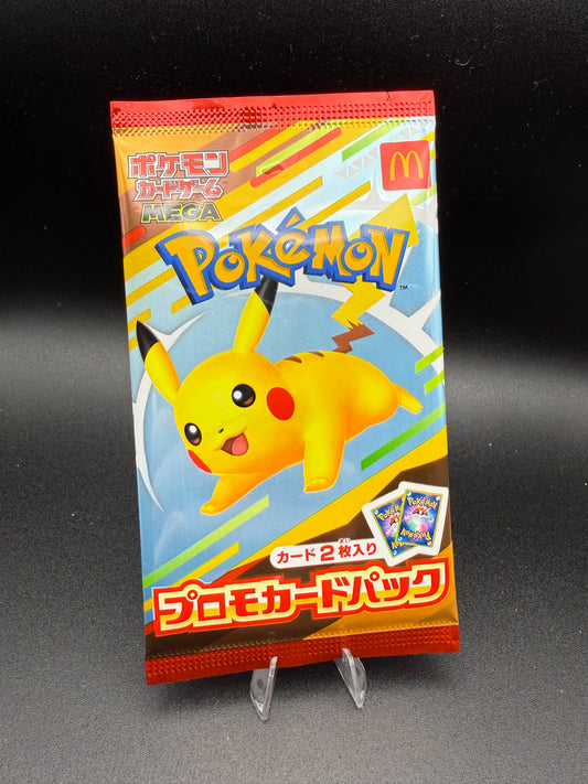 McDonald’s Pikachu Japanese Pokémon Sealed Promo Pack 020/M-P