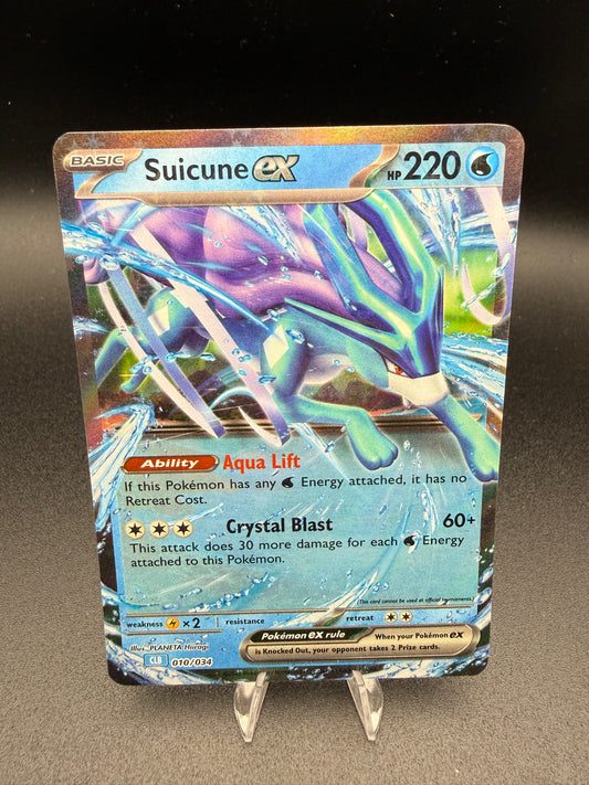 Suicune ex - Pokémon TCG Classic (Blastoise) • 010/034
