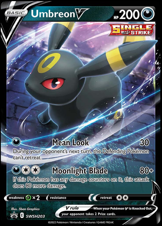 Image of Umbreon V Sword and Shield Promos #SWSH203