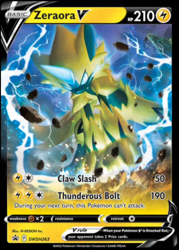 Image of Zeraora V Sword and Shield Promos #SWSH263