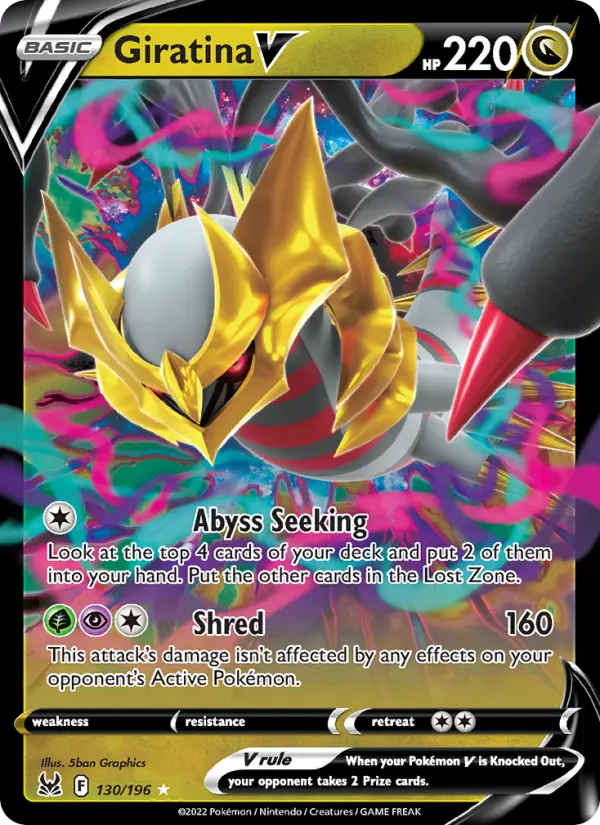 Image of Giratina V Lost Origin (LOR) #130