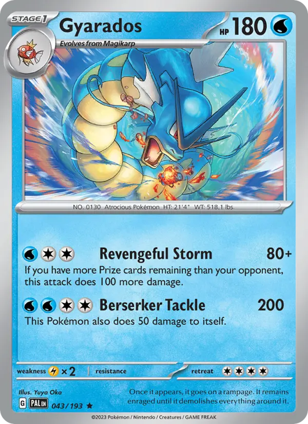 Image of Gyarados Paldea Evolved (PAL) #043