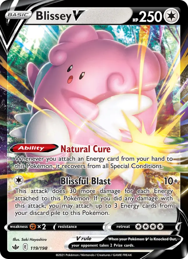 Image of Blissey V Chilling Reign (CRE) #119