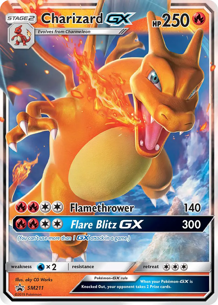 Image of Charizard-GX Sun and Moon Promos (SMP) #SM211