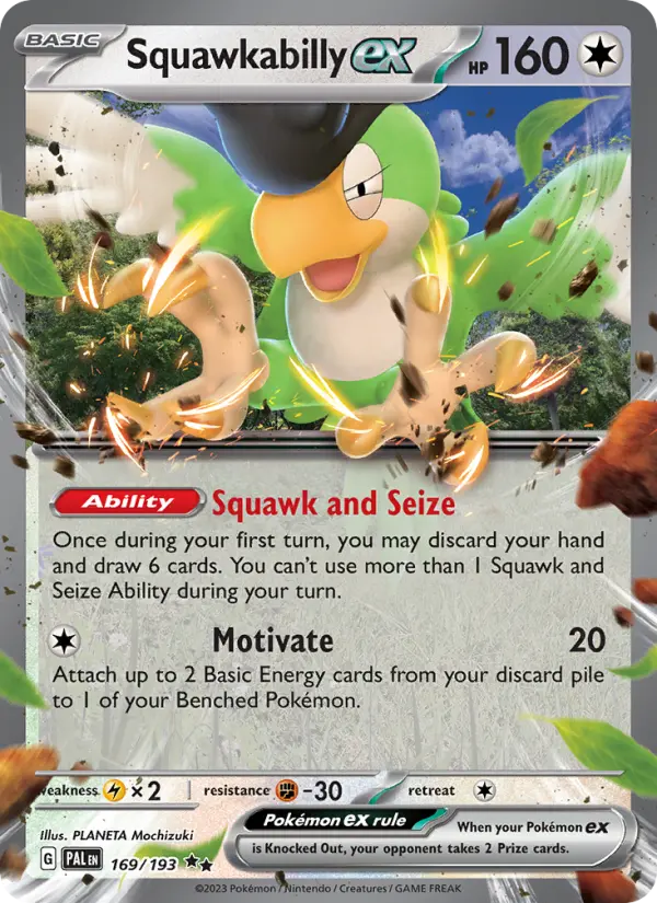 Image of Squawkabilly ex Paldea Evolved (PAL) #169