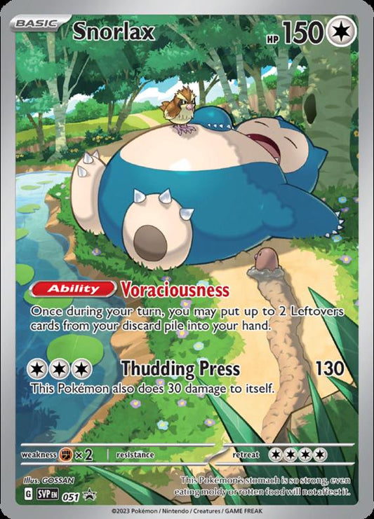 Snorlax (51/191) Scarlet and Violet Promos svp051 24 Scarlet and Violet Promos Kardix Exchange 
